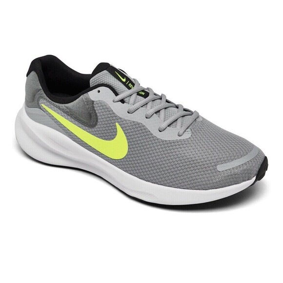 Nike Revolution 7 Wolf Grey Volt Running Shoes Sneakers Mens Size's FB22… - Picture 5 of 16